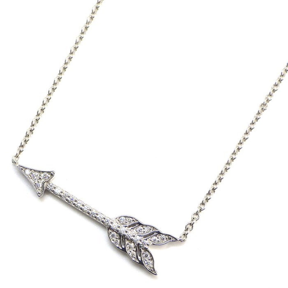 Tiffany Arrow Necklace Platinum Diamond